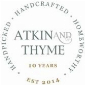 Kortingscode voor 10% korting voor orders over 150 bij Atkin Thyme