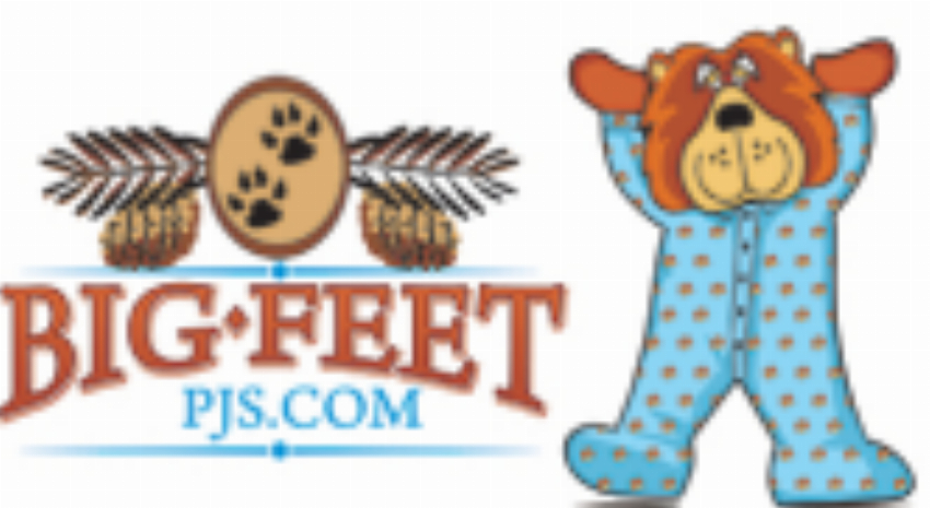 Kortingscode voor 10% KORTING op voorjaarsuitverkoopprijzen gratis verzending bij bestellingen vanaf 50 bij Big Feet Pajama Co