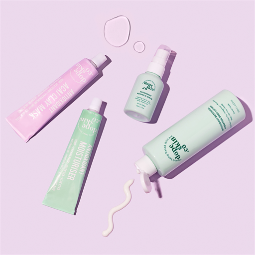 Kortingscode voor gratis verzending bij bestellingen van meer dan 69 bij Dope Skin Co