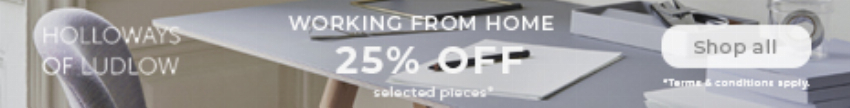 Kortingscode voor bespaar tot 50% op onze winteruitverkoop bij Holloways of Ludlow