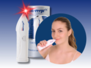 Kortingscode voor 10% korting bij aankoop van het InterceptCS Koortslippreventiesysteem bij InterceptCS Cold Sore Prevention System