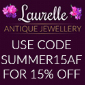 Kortingscode voor laurelle antique jewellery bij Laurelle Antique Jewellery - Laurelle Antique Jewellery - Main Programme