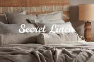 Kortingscode voor aanbieding van gratis verzending bij bestellingen van 80 of meer bij Secret Linen