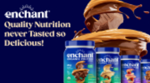 Enchant Organic Protein and Collagen shake powders