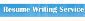 Resume Writing Service